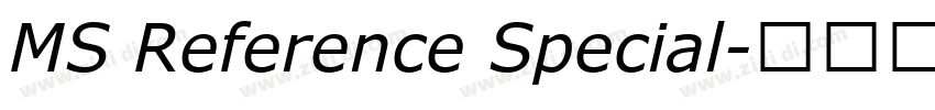 MS Reference Special字体转换